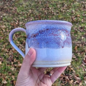 Handmade Stoneware Extra Large Coffee Mug or Tea Ceramic cup tea hand made one-of-a-kind gift morning coffee pottery
