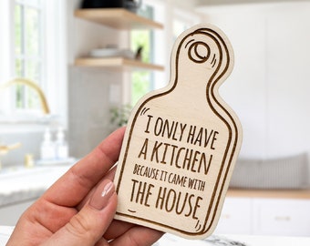 Cute Magnet, SVG Cut File, Funny Wood Magnet, Laser File, Glowforge, Liquid Measurements, Cute Kitchen Magnet Template, SVG Magnet, Digital
