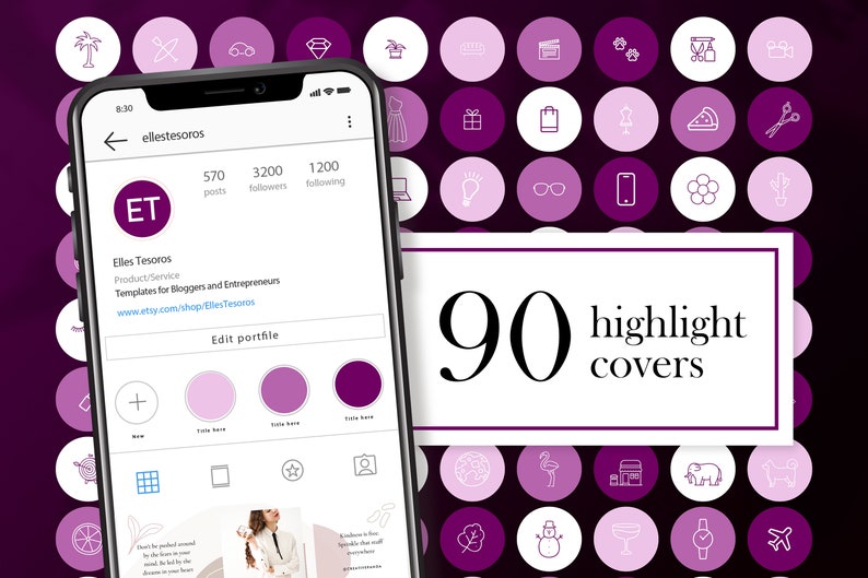 purple instagram highlight icons purple instagram highlight icons