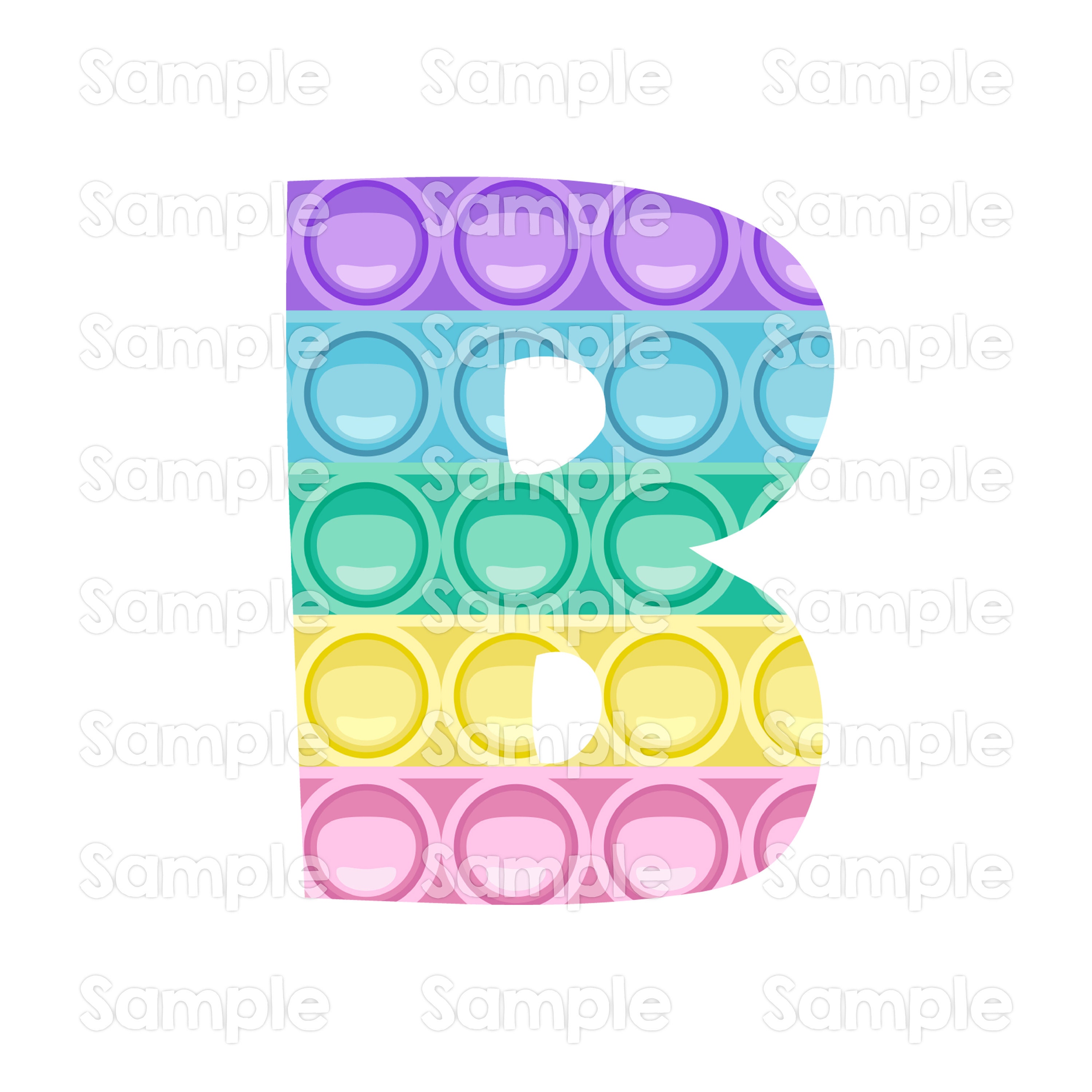 Pastel POP IT Alphabet Numbers Cliparts Pop It Letters Pop Etsy UK