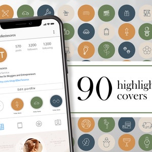 90 Instagram Highlight Cover, Earth Colors Instagram Highlights, Social Media Icons, Insta Highlight Cover, Instagram, Instagram Covers