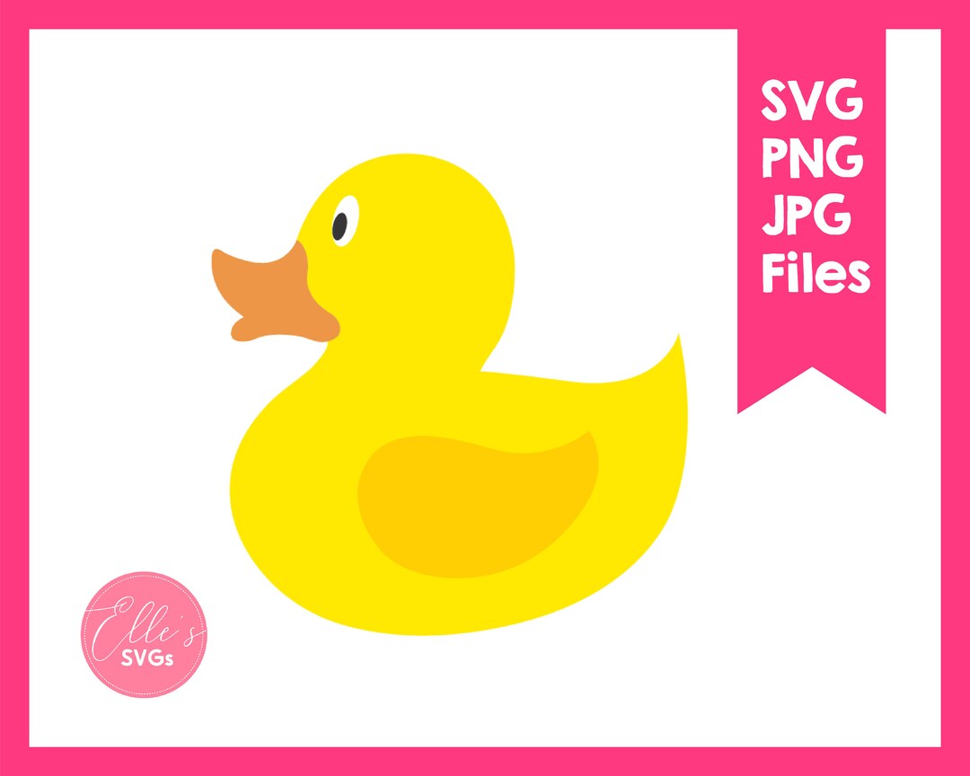 Rubber Duck Svg Duck Cut File Bath Duck Clipart Bath Toy - Etsy