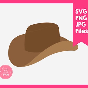 Cowboy Hat Svg, Cowboy Cut File, Cowboy Hat Digital Clipart, Cowboy, Silhouette, Cricut, Personal and Commercial Use, INSTANT Download