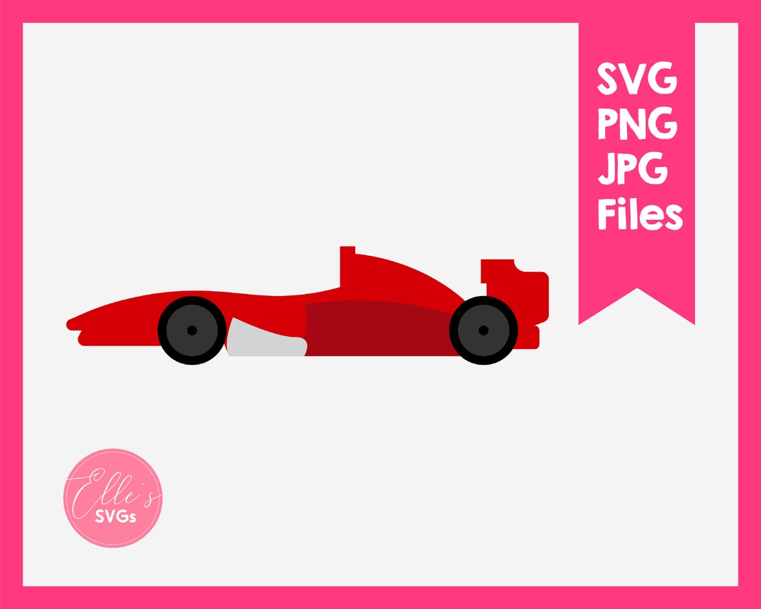Race Car Svg Racing Car Cut File Racimg Clipart Car - Etsy