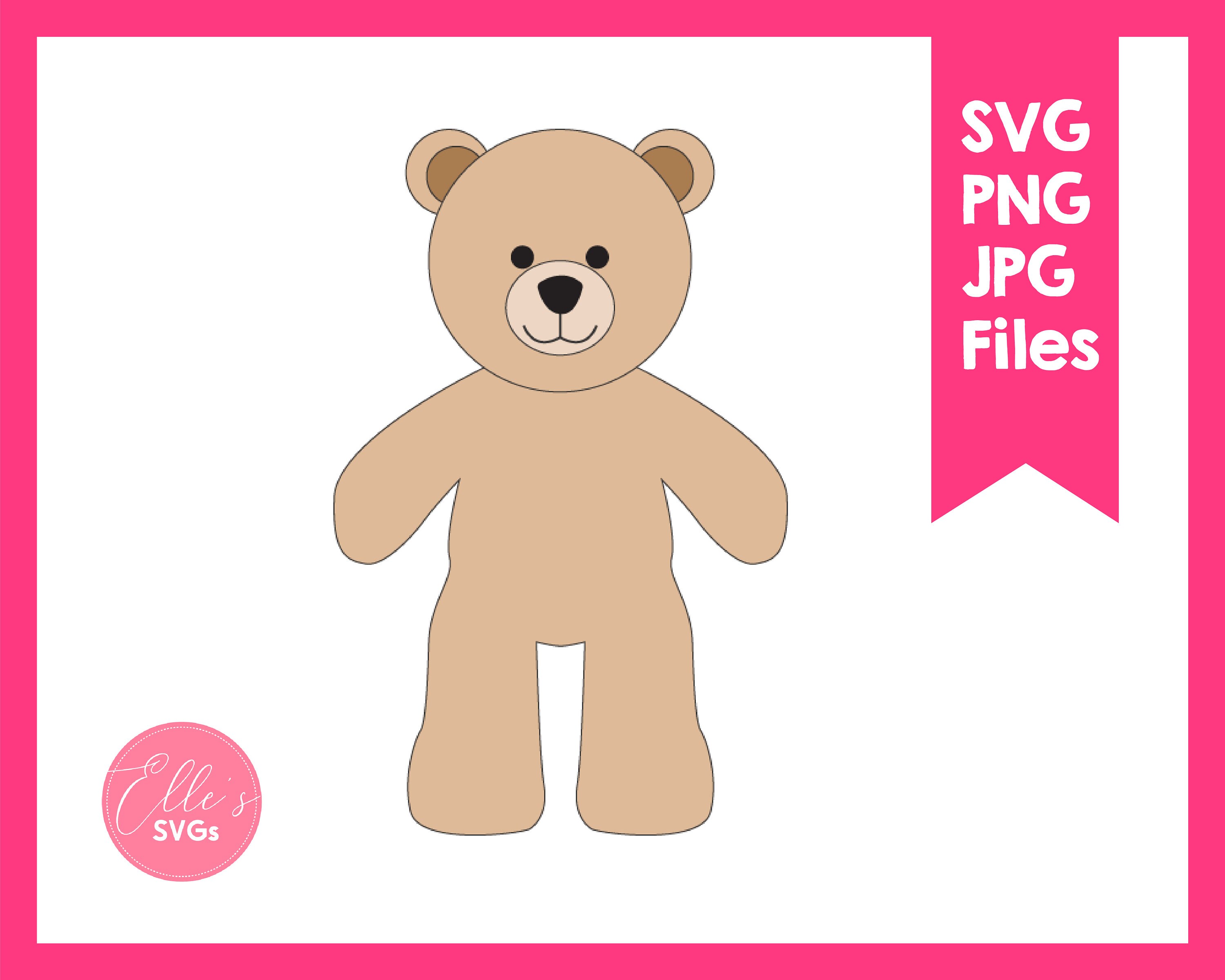 Teddy Bear  Silhouette Vector SVG EPS Graphic by Creative Oasis