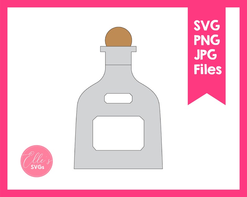 Patron Bottle Svg Tequilla Patron Cut File Patron Bottle Etsy