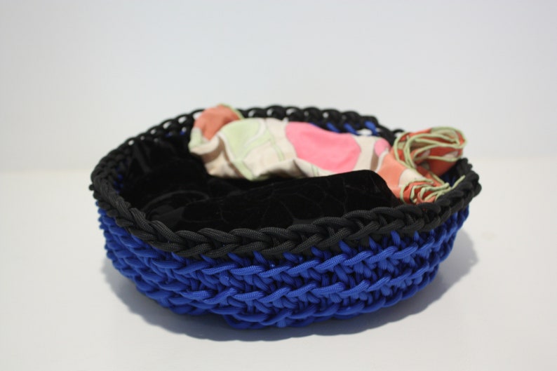 Handmade crochet rope bowls image 4