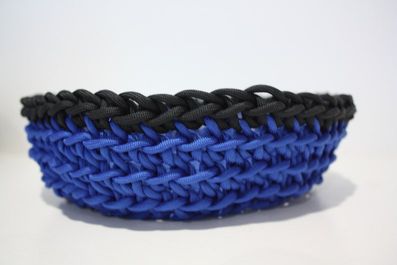 Handmade crochet rope bowls image 2