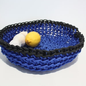 Handmade crochet rope bowls image 1