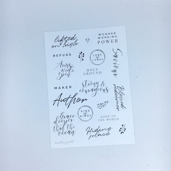 Bible Illustration Sticker Sheet {GND Stickers} Bible Illustration Sticker Sheet {GND Stickers}