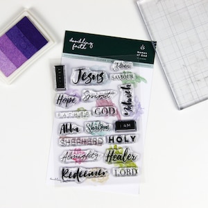 Namen Gottes Stempel | Kritzelei Glaube