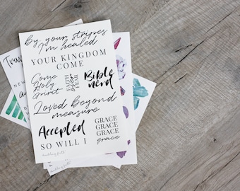 Identity in Christ Stickers Bible journaling | Doodling Faith