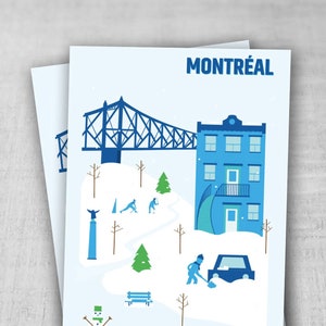 Postcard - Winter in Montreal