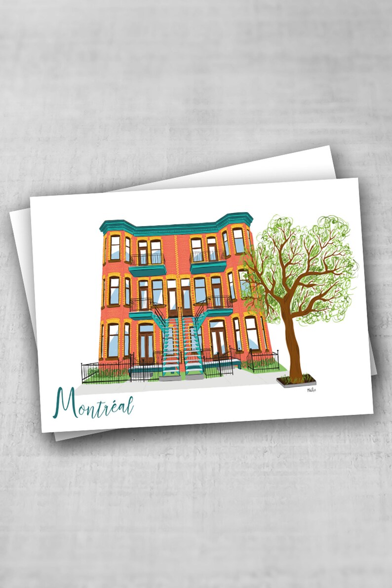 3 Postcards Montreal's Architecture Etsy