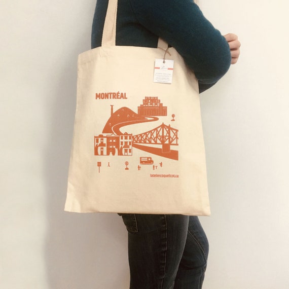 Tote bag Montreal Etsy