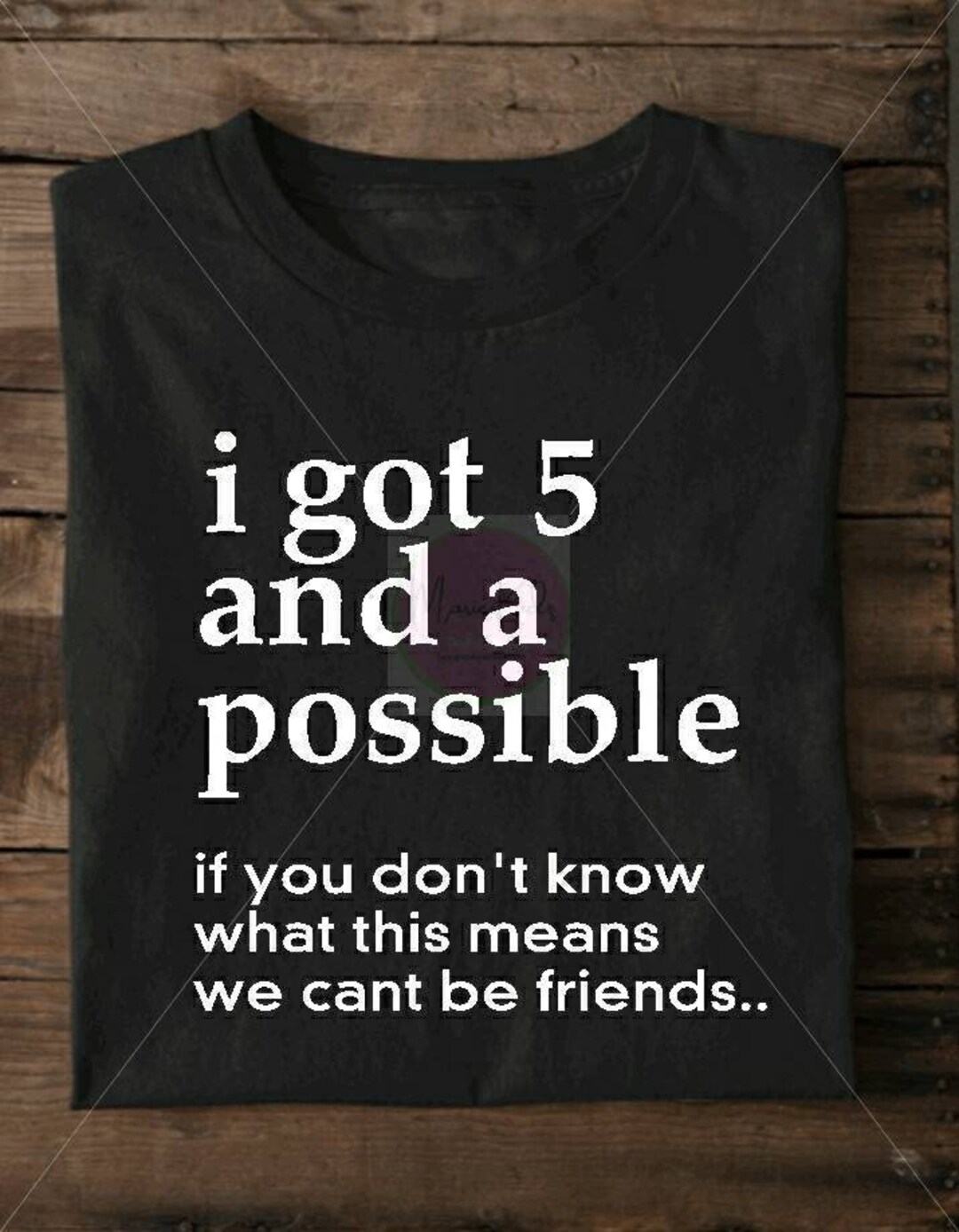 I Got Five & A Possible Unisex Tee - Etsy