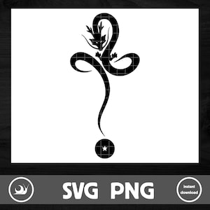 Dragon SVG PNG Cricut | Bestand knippen