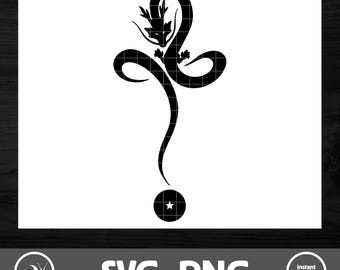 Dragon SVG PNG Cricut | Cut File