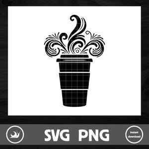 Coffee SVG Cut File Bundle for Cricut or Silhouette | Coffee Cup Design SVG PNG Clipart