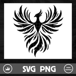 Phénix SVG PNG | Cricut | Couper le fichier