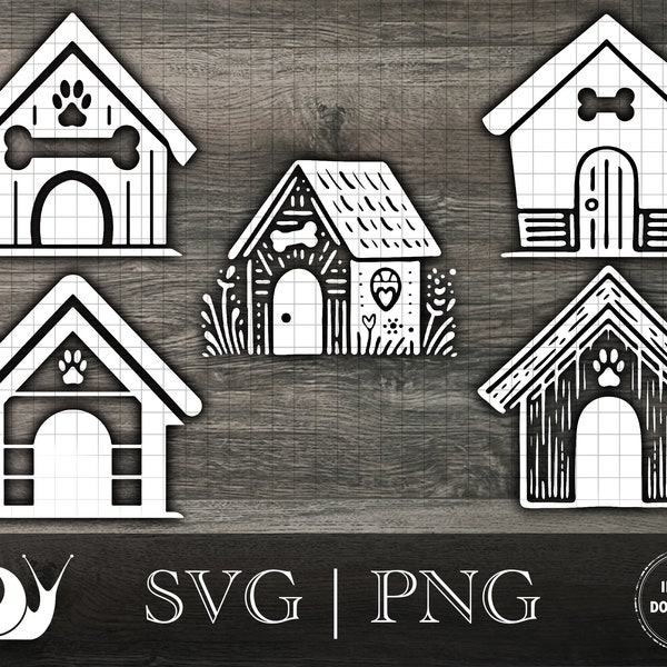 Dog House SVG / SVG Bundle  / PNG / Paw Print / Dog Kennel