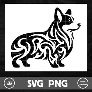 Corgis SVG | Hund | Cricut | Schnittdatei | PNG | Clip Art