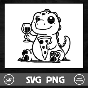 Wine SVG / Dinosaur SVG / Pizza SVG / Wine Glass / I Love Pizza / Books / Wine T-Shirt