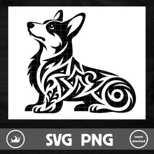 Corgis SVG | Hund | Cricut | Schnittdatei | PNG | Clip Art