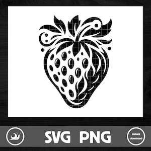 Fraise SVG | Fruits | Cricut | Couper le fichier