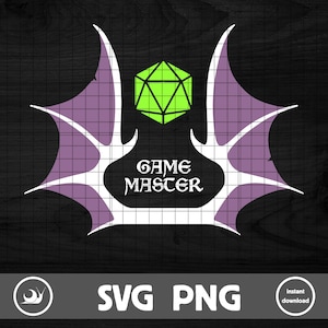 Spielleiter | D&D | Zaubern | Dungeon Master | Bündel | Cricut | SVG | Clip Art