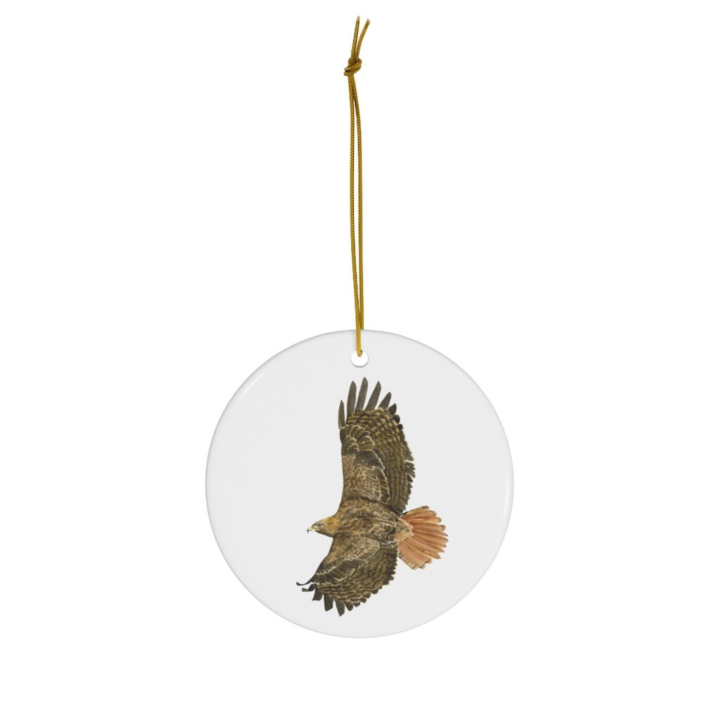 Hawk Christmas Ornament 