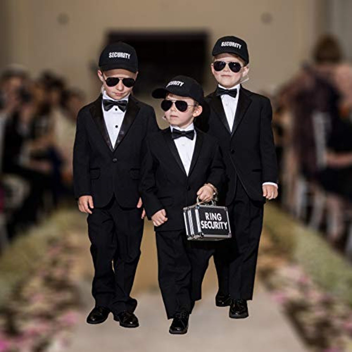 Ring Security Ring Bearer Briefcase with Padded Slits to Hold Etsy