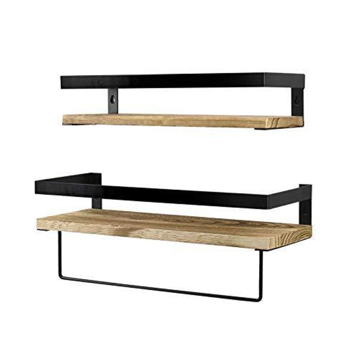 Schwimmende Regale für Badezimmer Wand montiert Set von 2 | Etsy