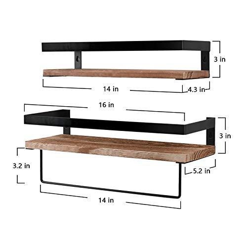 Schwimmende Regale für Badezimmer Wand montiert Set von 2 | Etsy