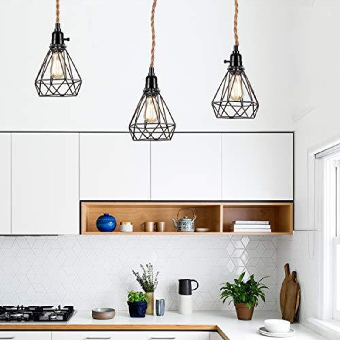 Vintage Triple Light Sockets Pendant Hanging Light Cord Kit Etsy