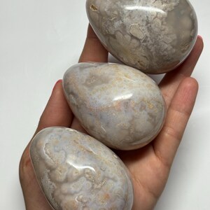 Flower Agate Egg | For Love and Crystals