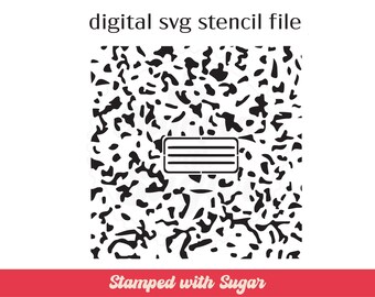 Composition with lines | SVG FILE | Composition with lines | Cookie | School | Digital File
