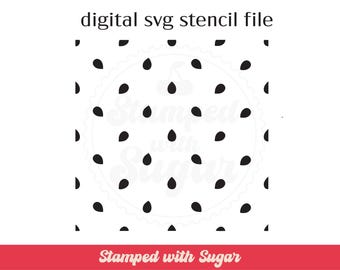 Watermelon Seeds  |  SVG File |  Food | Fruit | Cookie Stencil | Digital File