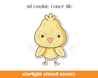 Chick STL Cookie Cutter File | Easter | Bunny Spring | Custom Cookie Cutter | Instant Download