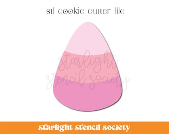Candy Corn STL Cookie Cutter File | Halloween | Fall Candy | Custom Cookie Cutter | Instant Download