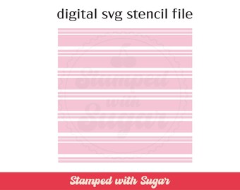 Plaid Lines 1 | SVG File | Cookie Stencil | Background | Digital File
