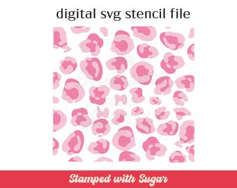Leopard 2 part | SVG FILE | Cookie Stencil | animal Stencil | Instant Download | Digital File