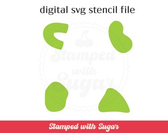 Abstract 2 | SVG File | Cookie Stencil  | Pattern | Cute Modern | Instant Download | Digital File