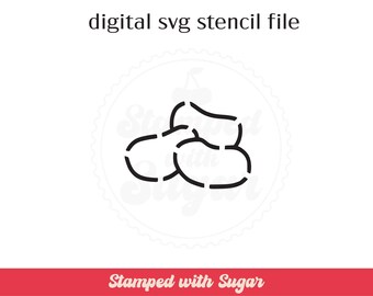 Jelly Bean PYO | SVG FILE | Cookie Stencil | Easter Candy | Digital File