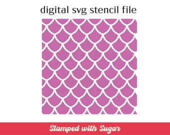 Large Scale | SVG FILE | Cookie Stencil | Backgrounds | Digital File