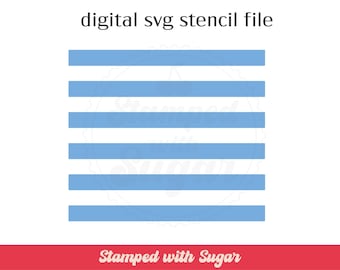 Large Stripe  |  SVG FILE |  Cookie Stencil  | Lines | Background | Instant Download | Digital File