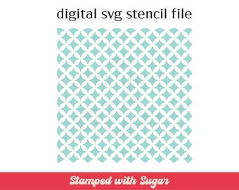 Diamond Disco Scatter | SVG FILE |  Cookie Stencil | Background | Digital File