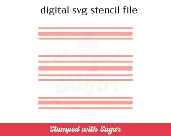 Plaid Lines  | SVG FILE | Cookie Stencil  | Celebration  | Background | Instant Download | Digital File