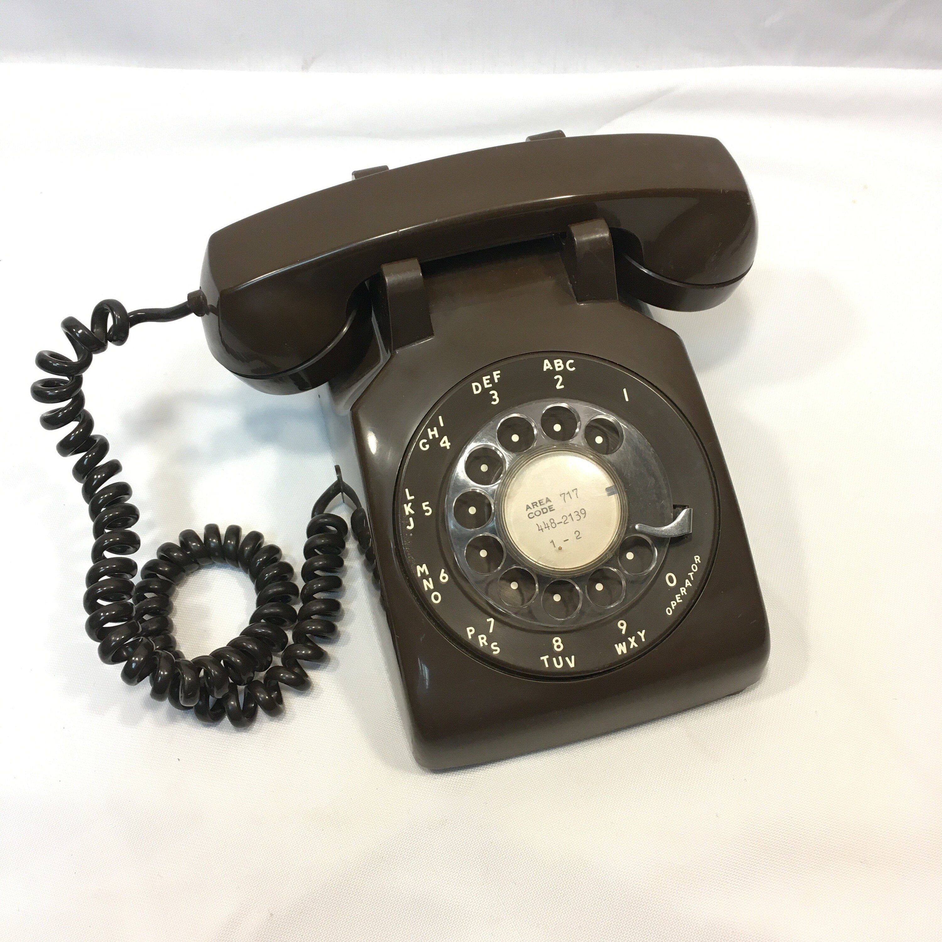 Vintage rotary telephones