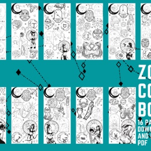 Zodiac Color Pages